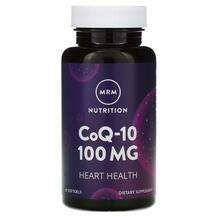 MRM Nutrition, CoQ-10 100 mg, 60 Softgels