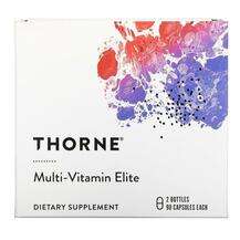 Thorne, Multi-Vitamin Elite A.M. & P.M. 2 Bottles, Мультив...