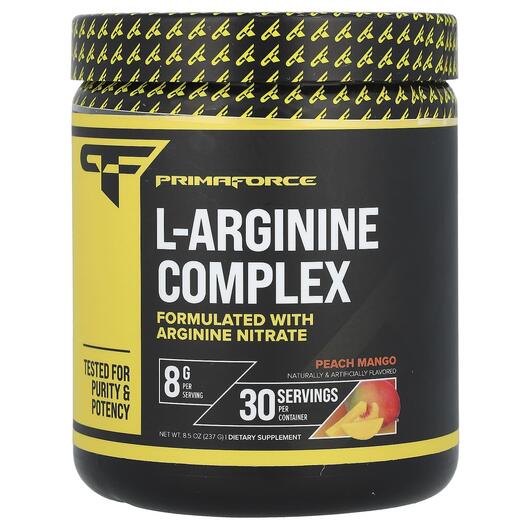 Основное фото товара Primaforce, L-Аргинин, L-Arginine Complex Peach Mango, 237 г