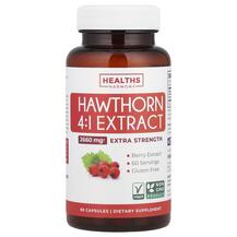 Hawthorn 4:1 Extract 2660 mg Боярышник Healths