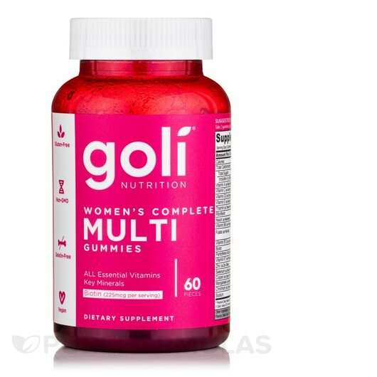 Основное фото товара Goli Nutrition, Мультивитамины, Women's Complete Multi Gummies...