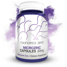 Цинк MicroZinc Capsules 20 mg Optimized Zinc