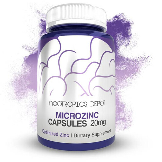 Основне фото товара MicroZinc Capsules 20 mg Optimized Zinc, Цинк, 30 капсул