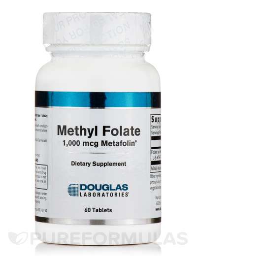 Основне фото товара Douglas Laboratories, Methyl Folate, L-5-метилтетрагідрофолат,...