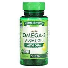 Nature's Truth, Vegan Omega-3 Algae Oil with DHA, 60 Vegan Sof...