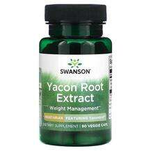 Swanson, Контроль веса, Yacon Root Extract, 90 капсул