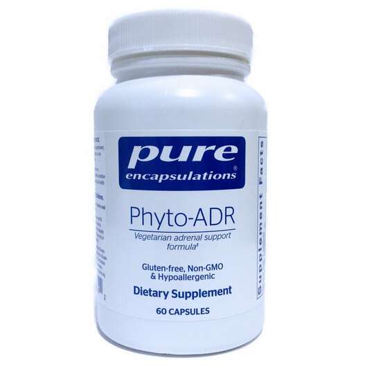Основне фото товара Pure Encapsulations, Phyto-ADR, Підтримка наднирників, 60 капсул