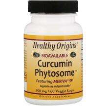 Healthy Origins, Куркумин 500 мг, Curcumin Phytosome, 60 капсул