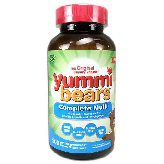 Основне фото товара Hero Nutritional Products, Yummi Bears Complete Multi, Вітамін...