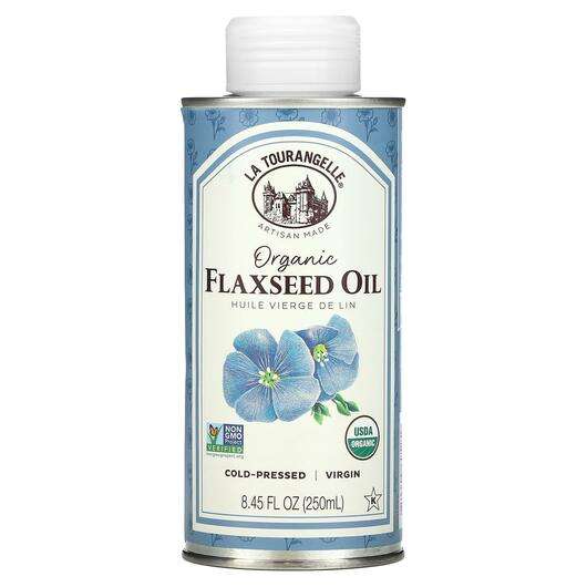 Основное фото товара La Tourangelle, Льняное Масло, Organic Flaxseed Oil, 250 мл