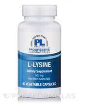 Progressive Labs, L-Lysine 500 mg, L-Лізин, 90 капсул