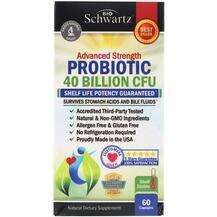 BioSchwartz, Пробиотики, Advanced Strength Probiotic 40 Billio...