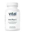 Фото товару Vital Nutrients, Iron Plus C 20 mg / 200 mg, Залізо, 100 капсул