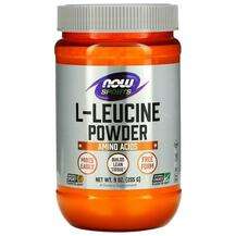 Now, L-Лейцин в порошке, L-Leucine Powder, 255 г