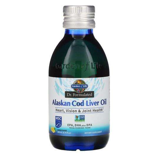 Основне фото товара Garden of Life, Alaskan Cod Liver Oil, Олія печінки тріски, 20...