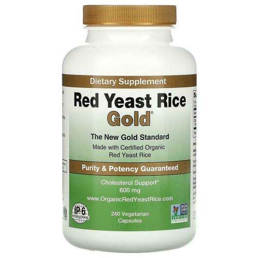 Основное фото товара Поддержка уровня холестерина, Red Yeast Rice Gold Cholesterol ...