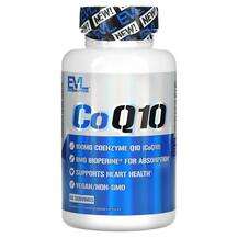 EVLution Nutrition, CoQ10 100 mg, Убіхінон, 60 капсул