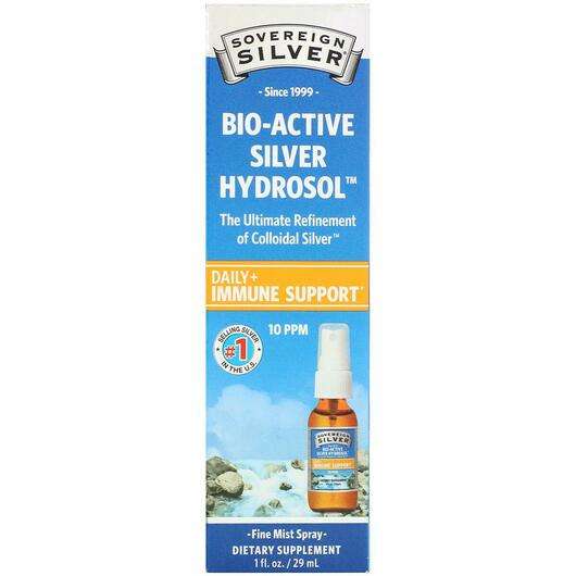 Основне фото товара Bio-Active Silver Hydrosol Fine Mist Spray 10 ppm, Колоїдне ср...