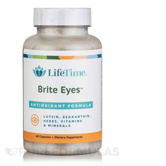 Основне фото товара LifeTime, Brite Eyes, Підтримка здоров'я зору, 60 капсул