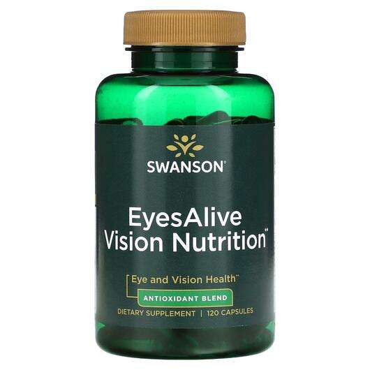 Основне фото товара Swanson, EyesAlive Vision Nutrition, Підтримка здоров'я зору, ...