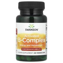 Activated B-Complex B-комплекс Swanson 60 капсул Activated B-Complex B-комплекс Swanson 60 капсул