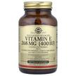 Solgar, Vitamin E 268 mg 400 IU, Вітамін E, 100 капсул
