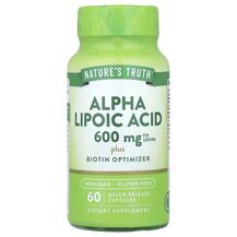 Alpha Lipoic Acid Альфа-липоевая кислота Nature's