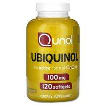 Qunol, Ubiqunol 100 mg, Убіхінол, 120 капсул