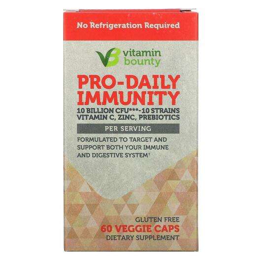 Основне фото товара Vitamin Bounty, Pro-Daily Immunity 10 Billion CFU, Підтримка і...