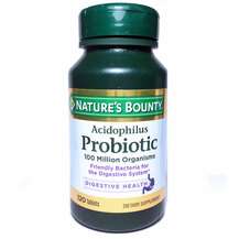 Nature's Bounty, Acidophilus Probiotic, Пробіотики Ацидоф...