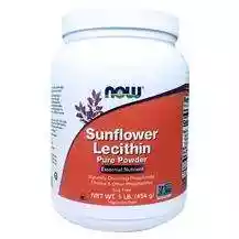 Now, Sunflower Lecithin Powder, Лецитин з соняшнику Порошок, 4...