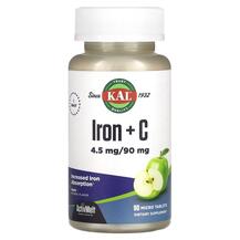 Iron + C Apple Железо KAL 90 таблеток