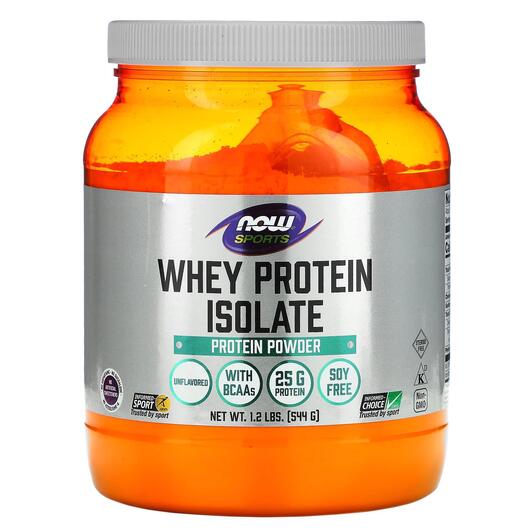 Основне фото товара Sports Whey Protein Isolate Unflavored 1, Протеїн, 544 г