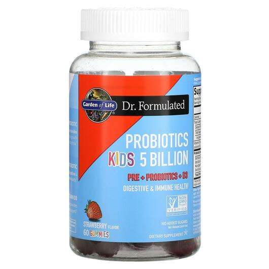 Основне фото товара Garden of Life, Probiotics Kids Strawberry 5 Billion, Пробіоти...