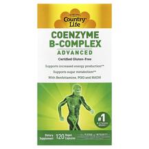 Coenzyme B-Complex Advanced B-комплекс Country Life