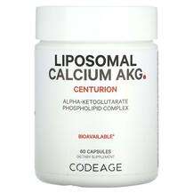 CodeAge, Кальций, Liposomal Calcium AKG, 60 капсул