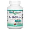 Nutricology, Желчные кислоты 500 мг, Ox Bile 500 mg, 100 капсул