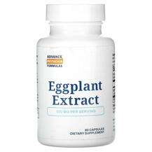 Advance Physician Formulas, Eggplant Extract 500 mg, Баклажан,...