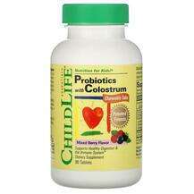 ChildLife, Probiotics with Colostrum Mixed Berry Flavor, 90 Ch...