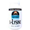 Фото товару Source Naturals, L-Lysine 500 mg 200, L-Лізин 500 мг, 200 капсул