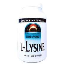 Source Naturals, L-Lysine 500 mg, 200 Capsules