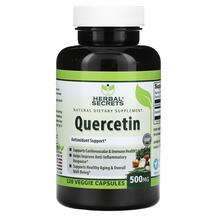 Herbal Secrets, Кверцетин, Quercetin 500 mg, 120 капсул