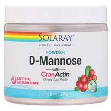Solaray, D-Mannose with CranActin Powder 2000 mg, D-Маноза 200...