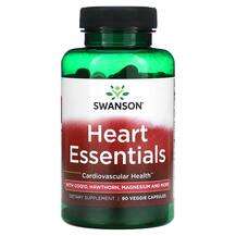 Swanson, Heart Essentials, Полегшення Печії, 90 капсул