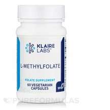 Klaire Labs SFI, L-MethylFolate, L-5-метилтетрагідрофолат, 60 ...