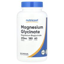 Magnesium Glycinate 210 mg Магний Глицинат Nutricost
