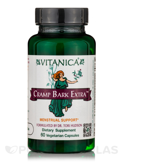 Основне фото товара Vitanica, Cramp Bark Extra, Кора калини, 60 капсул