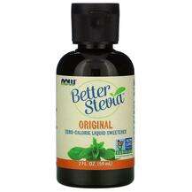 Now, BetterStevia Liquid Sweetener Original, 60 ml