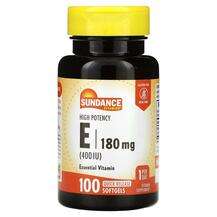 Витамин E Токоферолы, High Potency Vitamin E 180 mg 400 IU, 10...