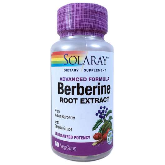 Berberine 250 mg, Екстракт Берберина, 60 капсул